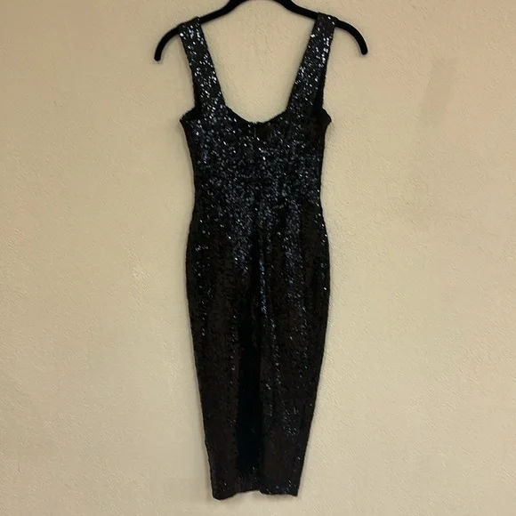 Nookie womans smolder Black Sequin midi Dress size S - Picture 7 of 7